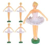 iplusmile 5 Piezas Muñecas Ballet Caja Música Accesorios Decoración Princesas Blancas para Niñas Coleccionables Encantadoras