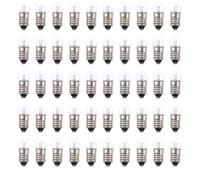 iplusmile 50 Pcs Bombillas Pequeñas Bombilla Led Base Rosca E10 Bombilla Led para Experimento Científico Pequeñas Luces 8v E10 Bombilla E10 3.8v Luz Indicadora Vidrio Material Didáctico