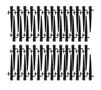 iplusmile 50 Piezas Emisores de Riego por Goteo Ajustables de 8 Orificios Flujo Regulable 0-120l/h y Estaca de Plástico para Césped y Plantas