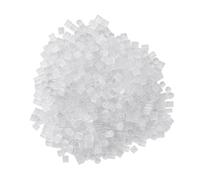 iplusmile 500piezas Tapones Oídos Octogonales de Plástico Tapón de Oídos Transparente de Goma Cierre de Seguridad para Mujeres y Niñas