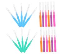 iplusmile 50piezas Cepillos Interdentales De Vibrantes Limpieza Eficaz Para Espacios Entre Dientes Para Portadores De Brackets Suaves y Cómodos De Viaje