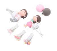 iplusmile 5piezas Adorno Aromático Para Coche Pareja De Dibujos Animados Clips Para Rejilla De Aire Decoración Interior Coche Para Parejas y