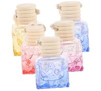 iplusmile 5piezas Aromaterapia Coche Botellas De Perfume Colgantes Para Espejo Retrovisor Ambientador Margarita
