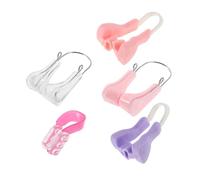 iplusmile 5piezas Pinza Nariz De Silicona Corrector Nasal Invisible Moldeador Nasal Para Hombres y Mujeres Uso Diurno y Nocturno Mejora La Respiración