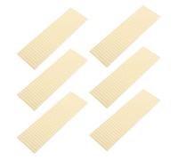 iplusmile 6 Hojas Almohadillas Adhesivas de Doble Cara para Reparación | Microprecisión Profesional, Adhesivo Ultrafino de Papel Khaki, Adecuado para Relojeros y Entusiastas