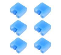 iplusmile 6 Paquetes de Hielo Reutilizables para Aire Acondicionado Portátil, Ventilador Caja Pequeña Rellenable, Enfriadores Portátiles para Camping y Bolsas Isotérmicas, Paquete
