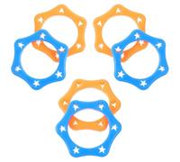 iplusmile 6 Piezas Anillos Antivuelco para Micrófono de Silicona Forma Hexagonal, Protección contra Golpes y Fácil Limpieza, Accesorio Adecuado para Uso en Ktv Estilo Varios estilos