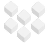 iplusmile 6 Piezas Bloque Mineral Cangrejo rastrero electrónico para Mascotas Sepia para Tortugas Cuentas de Animales de Silicona Kit de terrario para Reptiles Bloque de Tortuga Blanco