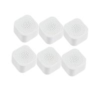iplusmile 6 Piezas Caja Desodorizante para Frigorífico con Activado Absorbente de Olores Reutilizable para Nevera Congelador Armarios y Baños Pack de Unidades Blancas