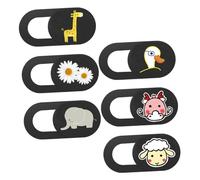 iplusmile 6 Piezas Cámara Web Portátil Protector Lente Resistente para Laptop Tablet y Móvil Privacidad Anti-Hacking y