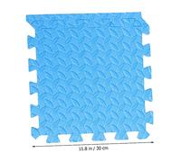 iplusmile 6 Piezas Estera De Piso con Estrago De Hoja Esteras De Espuma Que Entrelazan Baldosas De Espuma Entrelazadas Esteras De Espuma Entrelazadas Acolchado Teja Protector Viviendo Blue