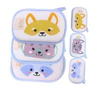 iplusmile 6 piezas Manoplas Baño Niña Suaves con Diseño de Animales Guantes Exfoliantes para Duchas Lavado Seguro para Recién Nacidos y Pequeños Material Duradero y Fácil de Secar