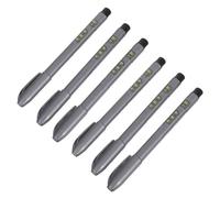 iplusmile 6 piezas Plumas Pincel Caligrafía Medio Punta Suave para Escritura y Dibujo Tinta Negra Recargada Ligero para Principiantes y Artistas