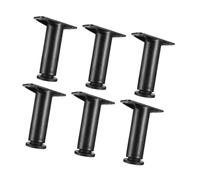 iplusmile 6 Piezas Soportes de Patas Ajustables para Muebles Reemplazo Resistente para Cama Mesa Armario y Sofá Patas de Duraderas Fácil Instalación Altura Regulable