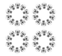 iplusmile 60 Silenciadores de Goma para Tijeras de Peluquería Diámetro 30 MM Accesorios de Silicona Transparentes Tope Amortiguador para Reducción de Ruido en Salones Profesionales