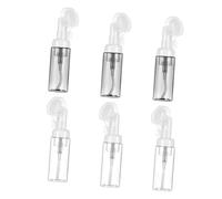 iplusmile 6Piezas Botella Espumosa Cabezal de Cepillo Jabón Recargable para Lociones Champús y Gel de Accesorio de Viaje y Hogar