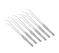 iplusmile 6piezas Pinzas para Acuario De Acero Inoxidable Curvas Pinzas Largas para Alimentación De Reptiles Accesorios para Acuarios Herramienta para Paisajismo De Peceras y Cuidado De Plan