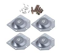 iplusmile 6piezas Placa De Hierro Biselado Almohadillas De para Patas De Mesa Junta Fijadores Conector