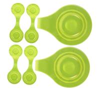 iplusmile 6piezas Reflectores Magnéticos para Mochilas Pinzas Reflectoras Portátiles PVC y Práctico