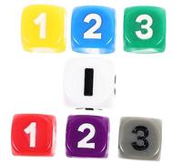 iplusmile 7 Piezas Dados de Matemáticas para Cálculo Aritmético Material Resistente Herramienta para Clases de Matemáticas y Aprendizaje Divertido