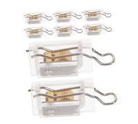 iplusmile 8 Piezas Accesorios para Persianas Venecianas Cerraduras De Cordón para Persianas Venecianas Bloqueo De Cordón Ciego Reutilizable Piezas De Repuesto De Persianas Transparent Pompón
