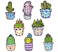 iplusmile 8 piezas Broches Cactus Delicados Esmaltados Diseño Creativo Alfileres para Mochila Práctico y Decorativo para Amigas y Familiares