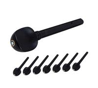iplusmile 8 Piezas Ebony Violin Tuning Pegs Wear-resistant Wooden String Repair Pegs For Professional And Beginner Violinists Compatible Violin Replacement Parts
