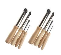 iplusmile 8 piezas Herramientas de Corte Circular para Arcilla Cortadores para Escultura y Modelado de Pasta de Arcilla Resistentes y Portátiles para Manualidades