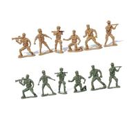 iplusmile 88 Piezas Figuras Militares de Plástico Conjunto de Soldados Miniatura para Juego y Decoración Modelo Militar Detallado Regalo para Aficionados la Historia