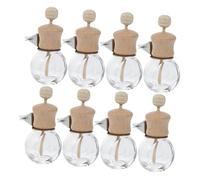 iplusmile 8piezas Ambientador Recargable Para Coche Difusor De Aroma Clip Frasco De Botella De Perfume Vacío Unidades