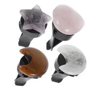 iplusmile 8piezas Clips De Ventilación Para Automóvil Accesorios Aromatizantes Formas De Luna Corazón y Estrella Difusores De Fragancia Para Interior Del Coche Aleatorios