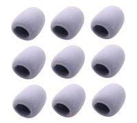 iplusmile 9 Cubiertas del Micrófono Eva Buena Ventilación para Proteger del Viento Saliva, Ideales para Ktv y Entrevistas