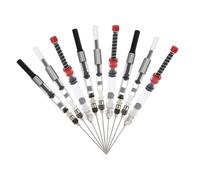 iplusmile 9 piezas Convertidores Recargables para Plumas Estilográficas Absorbentes de Tinta con Diseño Compacto y Fácil Limpieza Accesorios para Caligrafía