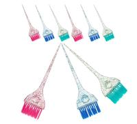 iplusmile 9 Piezas Herramientas para el salón pincel para resaltar herramienta de peluquería cepillo para teñir el cabello cepillo aplicador PC