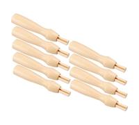 iplusmile 9 Piezas Punch Needle Wooden Handles For Cross Stitch Felting Ergonomic Long Wood Handle Tools For DIY Wool Crafts Precision Control Accessories