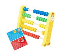 iplusmile Ábaco de Madera Educativo Infantil Colorido Herramienta de Cálculo para Edad Preescolar Juguete Didáctico para Aprendizaje Matemático Escolar