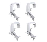 iplusmile Abrazadera c Para Luz De Escenario 25 Mm De Aleación De Aluminio Resistente Corrosión Carga Máxima De 60 Kg Para Iluminación Profesional Teatros y Bares Pack De 4 Unidades
