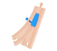 iplusmile Accesorios Vía de Tren de Madera Juguete Educativo Paquete de Expansión Vías de Tren Juguetes de Madera 1 Pc