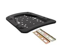 iplusmile Acero Negro Portaequipajes de Motocicleta Instalación Sencilla con Base Reforzada, y Tornillos Soporte para Caballete para Scooter Eléctrico, y Maletero Trasero para Uso Urbano