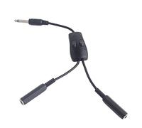 iplusmile Adaptador de Máquina Divisor de Cables Independiente Cable y Flexible para Gestión de Alimentación Negro