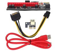 iplusmile Adaptador Pcie para Tarjeta gráfica Externa portátil, Cable Riser VER009S Negro con conexión 1X a 16X para GPU Independiente y Mejora de Rendimiento Multimedia en portátiles