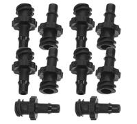 iplusmile Adaptador Rápido de Unión para Tubo de Tinta Negro Juego de 10 Piezas Conector a Presión para Mangueras de Impresora de Inyección de Tinta y Plotter Conexión Segura para