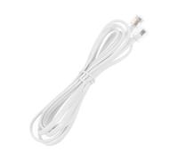iplusmile Adaptador Teléfono Blanco Núcleos Cable Línea PC PC para Conexión Fija Hogar Oficina