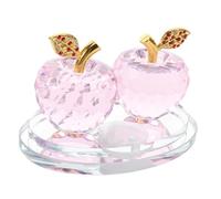 iplusmile Adorno De Automóvil Forma De Manzana De Cristal Soporte Para Perfume De Aroma Elegante Decoración Interior Para El Estrés Al Conducir