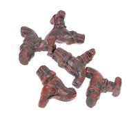 iplusmile Adorno de Grifo Miniatura de Resina 5 Piezas para Casa de Muñecas, Decoración de Micropaisaje Artesanal, Accesorios para Mini Cocina y Baño, Adorno de Escritorio y Hogar