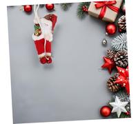iplusmile Adorno de Papá Noel Trepador con Cuerda para Colgar Árbol de Navidad Figura Decorativa con Movimiento Festivo para Puertas y Ventanas Decoración Navideña Versátil y Divertida