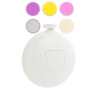 iplusmile Afilador de Uñas Eléctrico para Blanco Herramienta de Pedicura Compacta con Cabezales para Pulir Kit Seguro para Cortar Uñas Infantil Adecuado para Cuidado y Manicura Casa