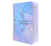 iplusmile Agenda Diaria 2026-2028 Tamaño A5 Cuaderno de Planificación Mensual y Semanal Papel Grueso Anti-Mancha Organizador Personal para Oficina y Seguimiento de Tareas