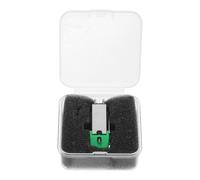 iplusmile Aguja Fonocaptora Magnética Dinámica At3600l para Tocadiscos, Fácil Reemplazo y Actualización, Color Verde, Material Plástico y Metal, Adecuado para Mejoras DIY