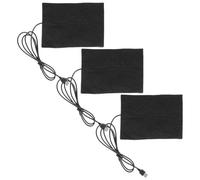 iplusmile Alfombrilla Calefactora USB para Arte y Joyería, Material de Algodón y Plástico, Segura para Escritorio y Muebles, Paquete de 3 Unidades para Oficinas y Aulas